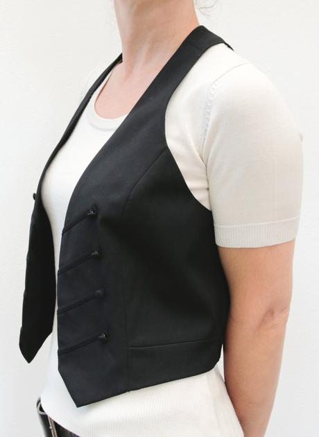 Nová černá vestička bez zapínání f&f vel.38, f&f,38 / m