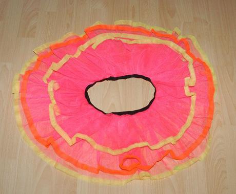 Sukýnka s růžovým tylem styl tutu, 158