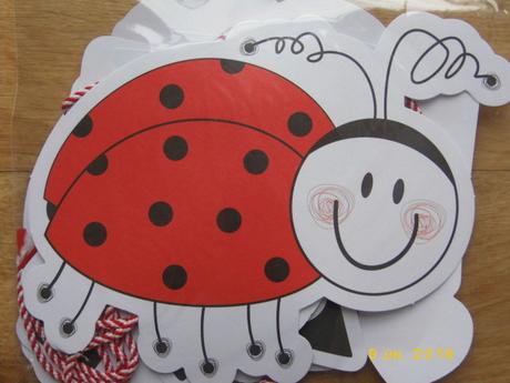 Závěsná dekorace s beruškou, 