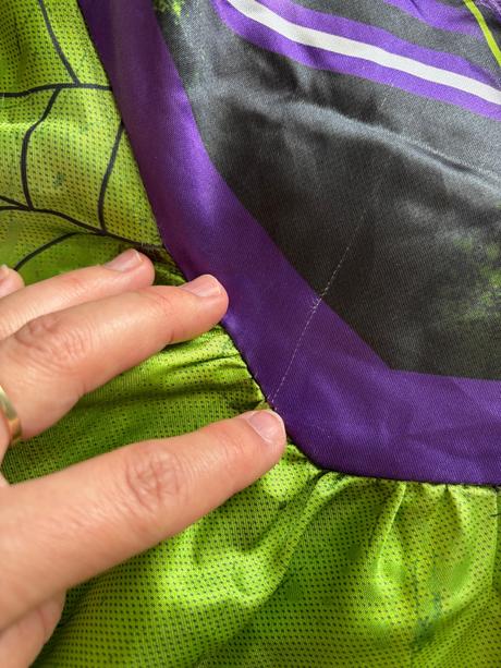 An9/ kostým roztleskávačky/zombie - v.7/8 let, 