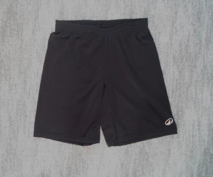 Černé kraťasy kraťásky šortky, decathlon,146
