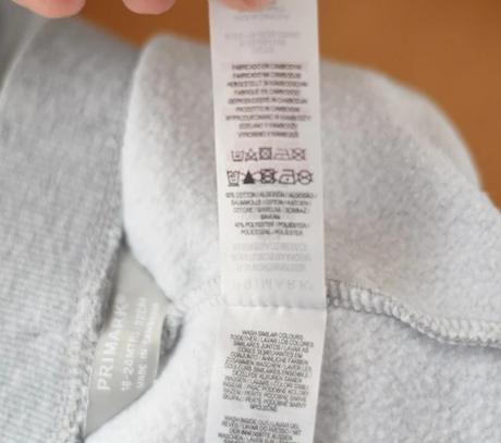 Tepláky vel. 18 - 24 m, primark,92