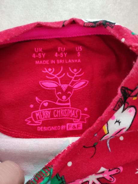 Vánoční tunika vel. 110-116, 110