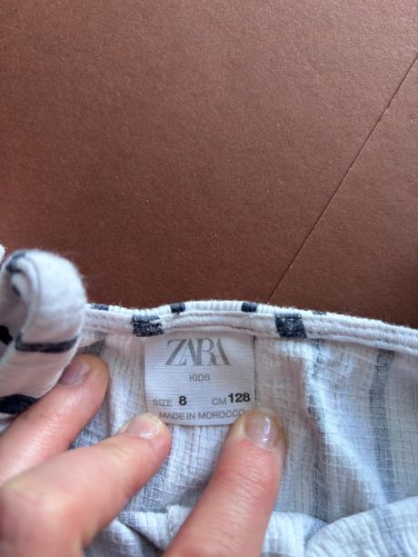 Top letní crop s pruhy - v.128 zn. zara, zara,128