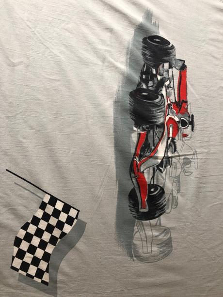 Ložní prádlo s motivem závodních vozů formule 1 pr, 
