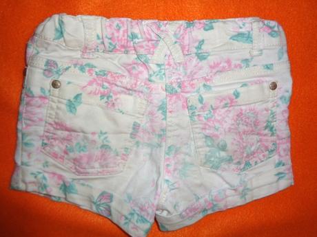 Super květované šortky - riflové, f&f,116