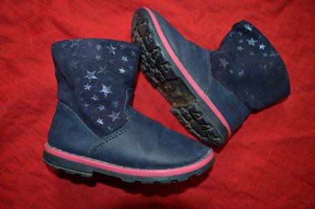 Kožené dívčí boty podzimní v.22, nelli blu,22