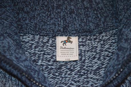 116 122 128 modrý svetr, c&a,122