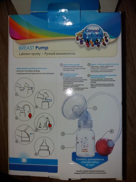 Ruční odsávačka mateřského mléka,
