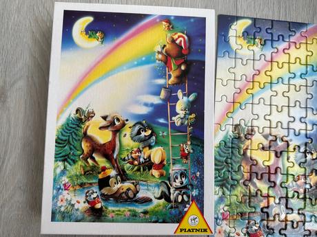 Puzzle platnik se zvířátky, 90 dílků,