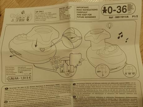 Noční projektor smoby, 