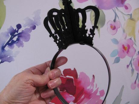 Karneval-čelenka s 3d korunkou pro princeznu,