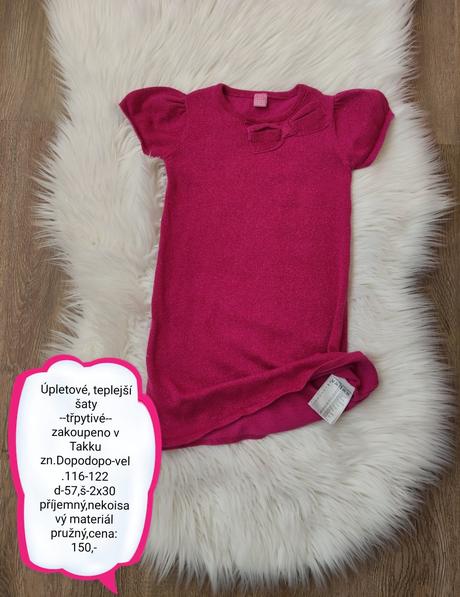 Šaty -vel.116, dopodopo,116