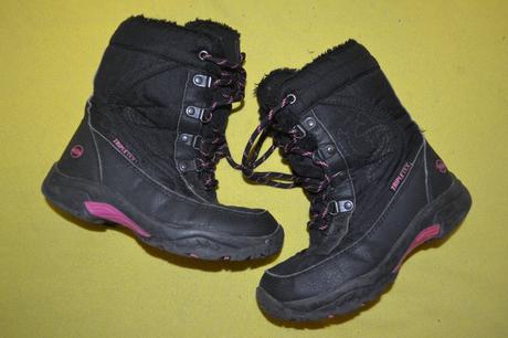 Velmi teplé zimní dívčí boty v.31, 31