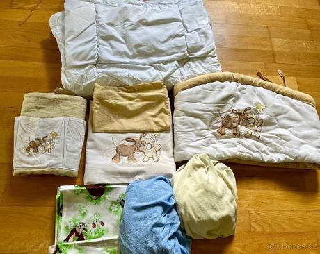 Set do dětské postýlky-peřinka,polštářek,mantinel,, šířka (cm): 100,délka (cm): 135