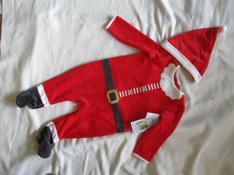 Vánoční semišový overal s čepičkou, 62 / 74 / 80 / 86