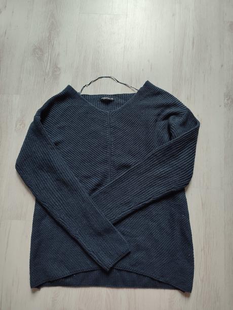 Modrý svetr jean pascale, velikost l/xl, xl