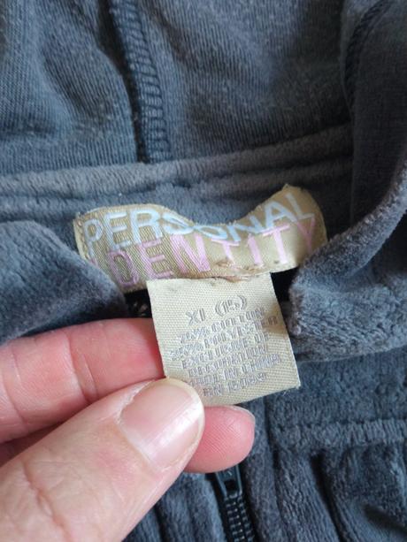 Sametová mikina, xl