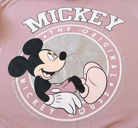 Dívčí růžové triko krátký rukáv mickey mousedisney, disney,40