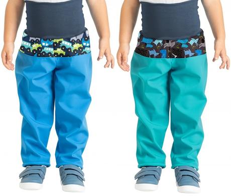 Softshellové kalhoty unuo s fleecem dětské, unuo,92 / 98