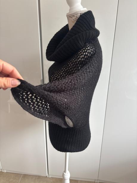 Netopýří rukáv svetr clockhouse xs, černý, clockhouse,xs