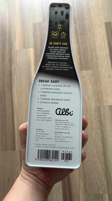 Společenská hra lahev na ex, 