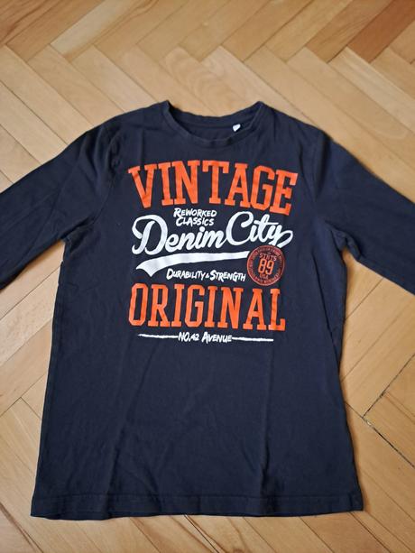 4 trička s dlouhým rukávem, f&f,164