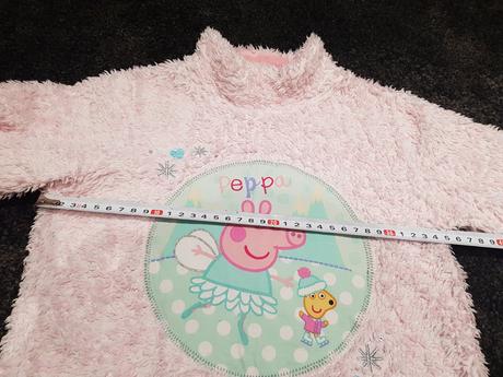 Fleesová mikina peppa pig značky tu, vel. 4-5 let., tu,104