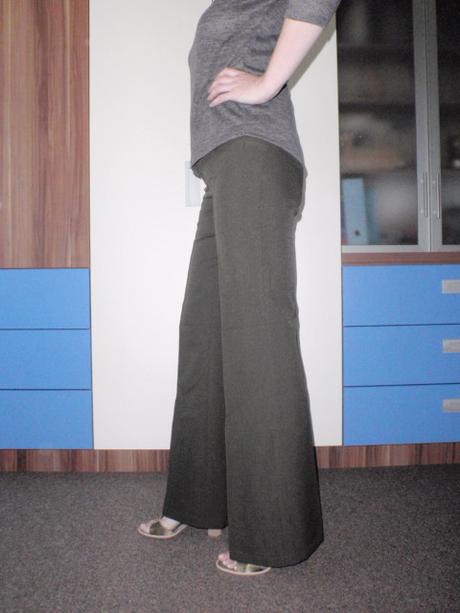 Kalhoty vel.38 khaki-tm. zelené, m