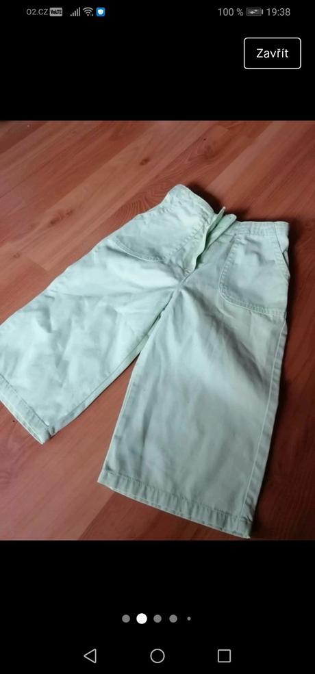 Dětské limetkové kalhoty, mothercare, mothercare,98