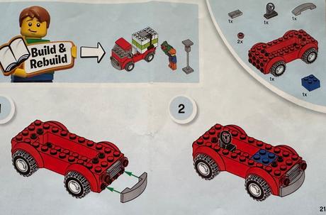 Lego kufřík autíčka junior 10659, 