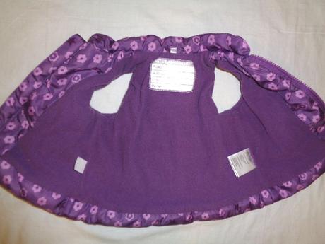 Nádherná květovaná fialová vesta -zimní, girl2girl,68