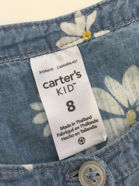 Dívčí letní šaty carter's (8 - 9 let), carter's,134