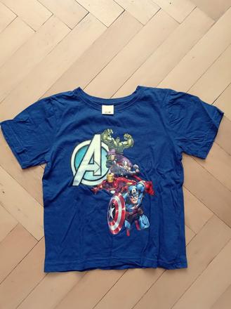 Triko krátký rukáv 134 marvel avengers, marvel,134