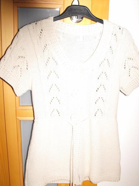 Maslová vestička s krátkym rukávom, bonprix,34