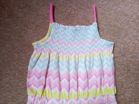 Šortkový overal zn."f&f" vel."122", f&f,122