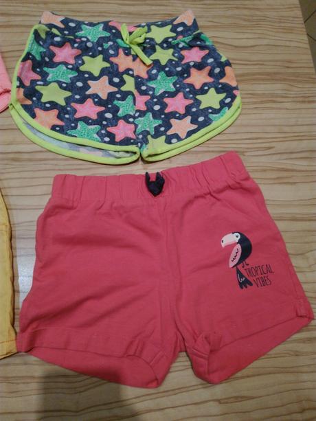 4 x kraťasy, vel 110/116, 110