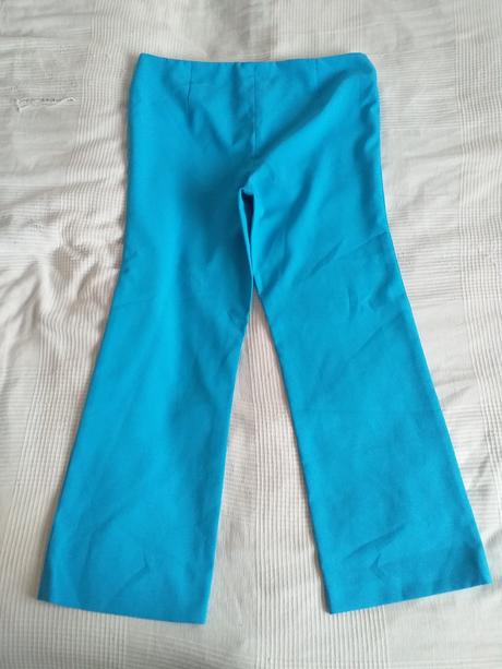 Tyrkysové dlouhé kalhoty 5xl/6xl, 5xl