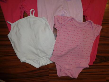 Overaly a body pro holčičku - 5 kusů, 68–80