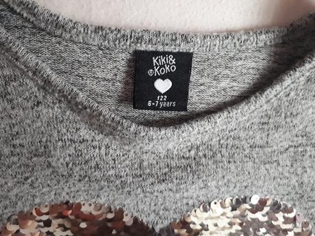 Dětský svetřík s měnícím obrázkem srdce, vel.122, kiki&koko,122