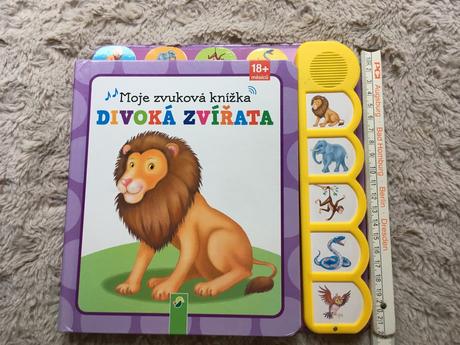 První zvuková knížka - divoká zvířata,