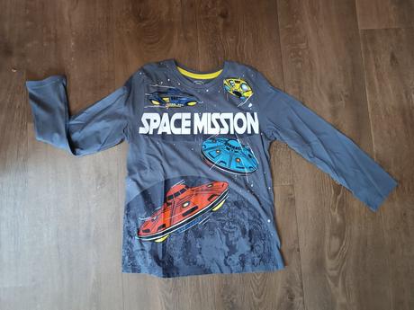 6x chlapecká trička s dlouhým rukávem, vel.128, 128