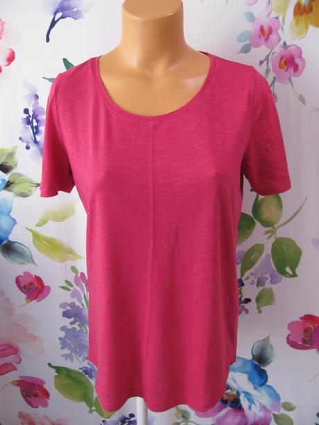 Vínové bavlněné tričko s.oliver, s.oliver,38