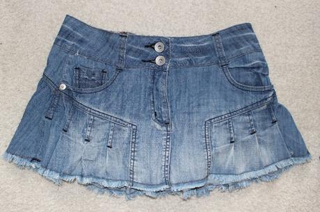 Op700. riflová sukně vel. 38, denim,170