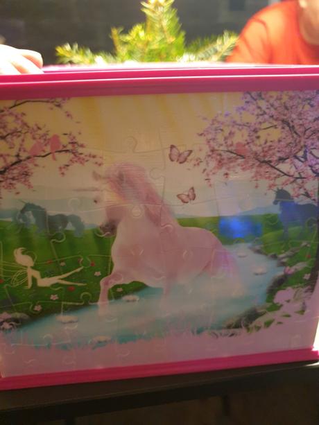 Šperkovnice puzzle s jednorožcem, 