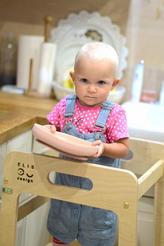 ELIS DESIGN Učící věž 3in1 - učící věž, stoleček, židlička