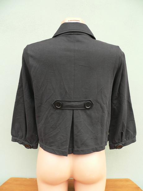 Mikinový kabátek bolerko back ground - vel.s, s