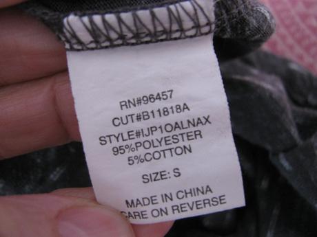 Dámské šedé pružné tričko s pajetkami, střik, s