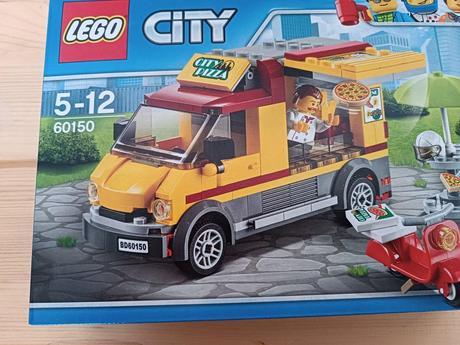 Lego city 60150 dodávka s pizzou, 