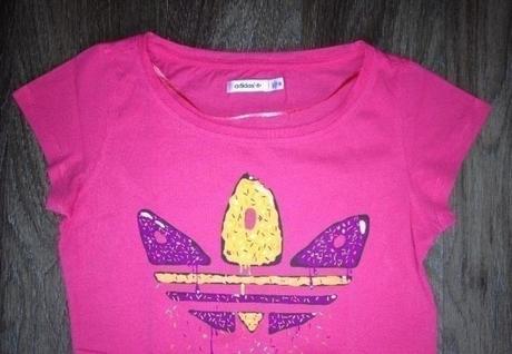 Růžové tričko adidas, adidas,38